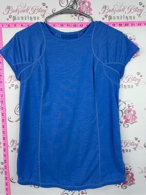 lululemon athletica T-shirt Blue Short Sleeve Performance Tee